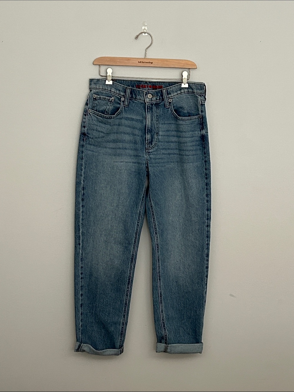 Lucky Brand Boy Mid Rise Relaxed Straight Women’s Jeans sz 28 6 Regular